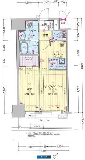 プレサンス　ＤＯＭＥＣＩＴＹ　コレーレの間取り