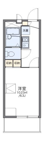 レオパレスヴァーグ浪芳庵の間取り