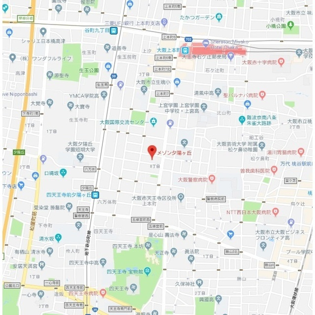 メゾン夕陽ヶ丘|マップ