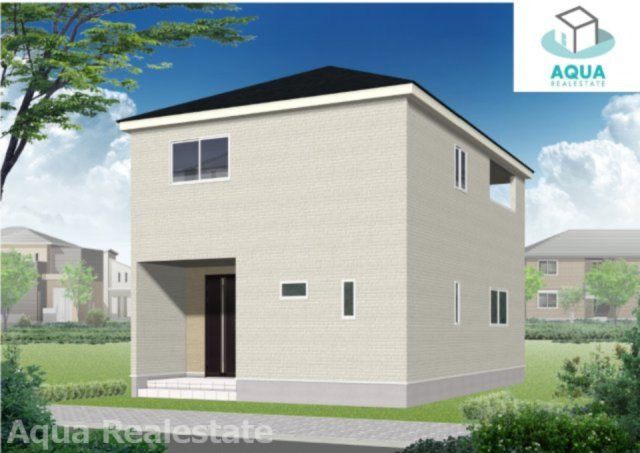 高松市上林町の新築一戸建の完成予想図|外観の完成予想図です