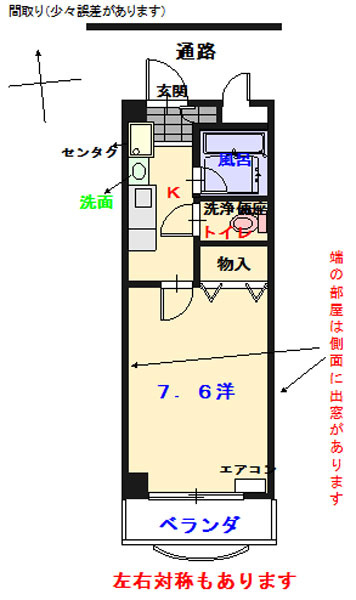 ナッツパレスの間取り