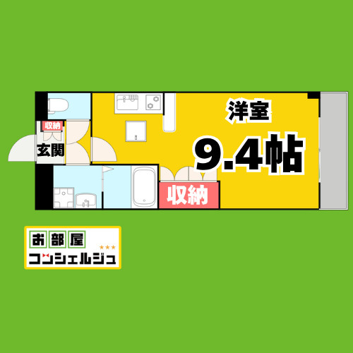 シャイン妙音の間取り