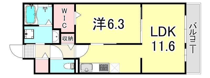 パルク大西の間取り