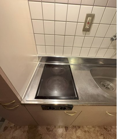 福岡市博多区築港本町の賃貸マンションのキッチン