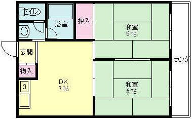 【間取り】 | ノウブルハイツ平野