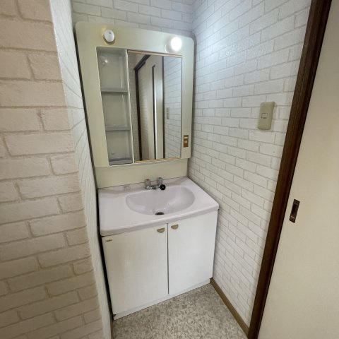 登別市登別東町5丁目1-12戸建の洗面所