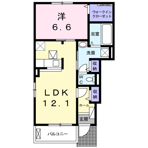 クック鮎喰の間取り