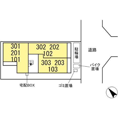 D-obviousの区画図
