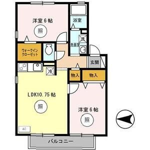 シャルマンコートD棟 の間取り