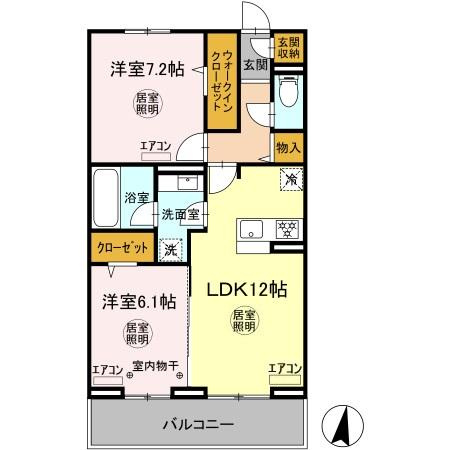 Garden Graceの間取り