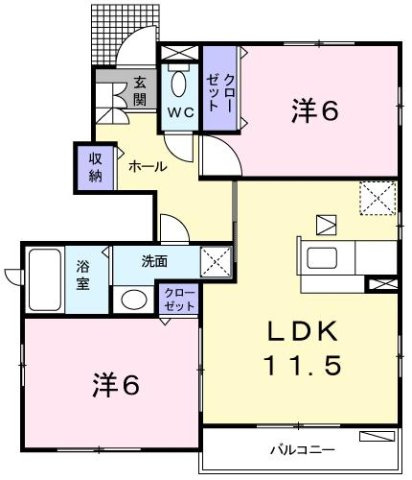 フレンドリーの間取り