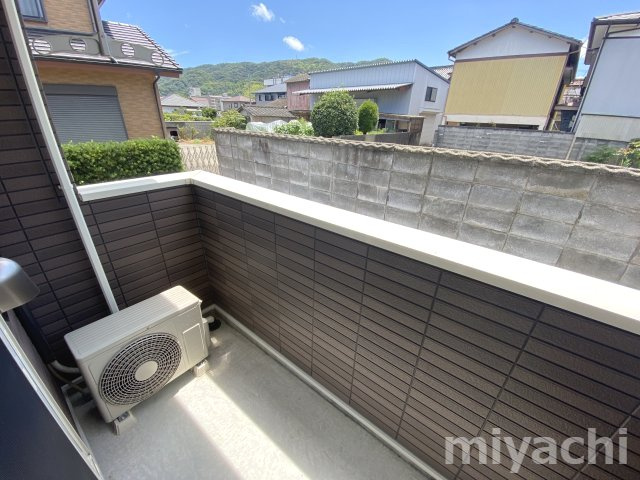 コンフォーティア鮎喰のバルコニー