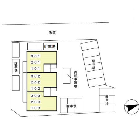 エクセレント高橋の区画図