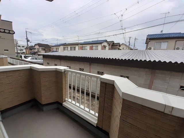 ガーデンヒルズ斑鳩Ⅰのバルコニー