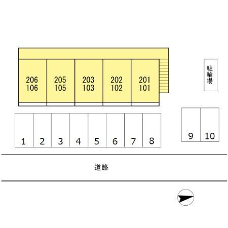 ジュネス92の区画図