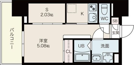 エステシア上前津の間取り