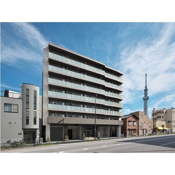 墨田区向島５丁目の賃貸マンションの外観