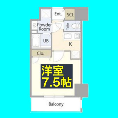 エスリード大須デュオの間取り