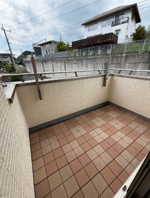 【バルコニー】 | 福岡県遠賀郡岡垣町海老津３丁目