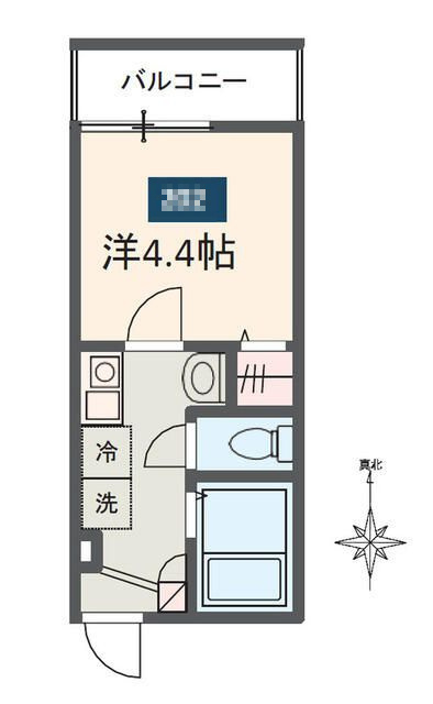 MELDIA東向島Ⅰの間取り