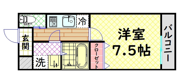 【間取り】 | フジパレスソレイユクーシャン