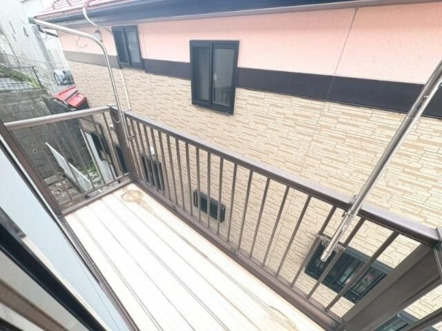第３増田ハイツのバルコニー