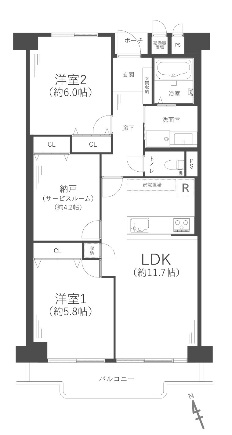 ユニ宇治マンション2号館