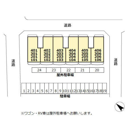 グランフィールド行徳の区画図