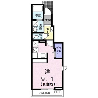 【間取り】 | グランディール本町Ａ