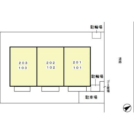 セディアメージュ浦安の区画図|現況優先です