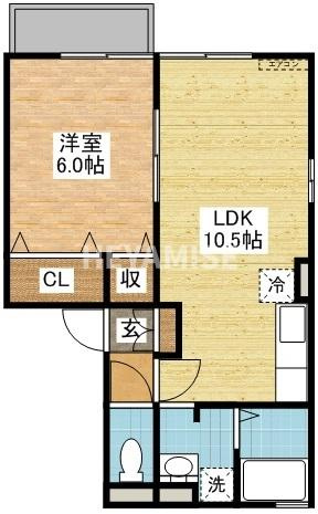 セジュールホワイトⅡの間取り