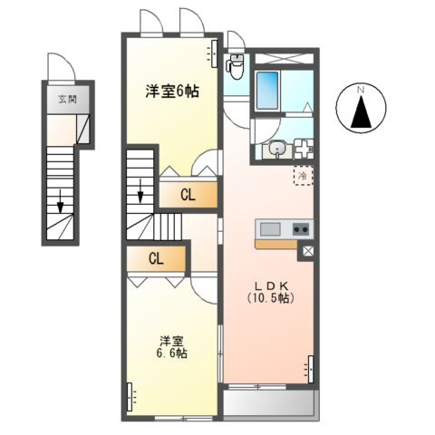 カームオータム南古谷の間取り