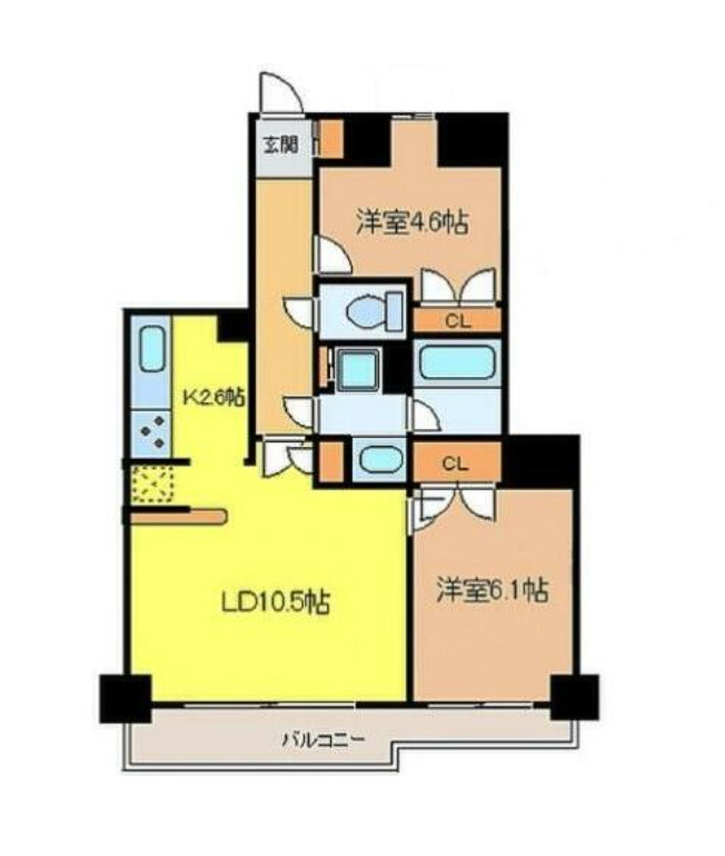 藤和シティホームズ小石川の間取り