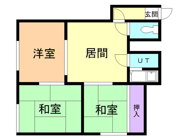 サンハイツかどやの間取り