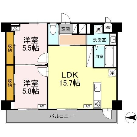 【間取り】 | Lindre長丘