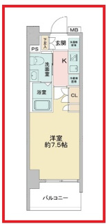 【間取り】 | ラドゥセールお花茶屋Ⅰ