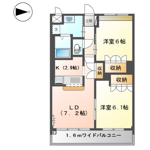 【間取り】 | モア・フレーブ