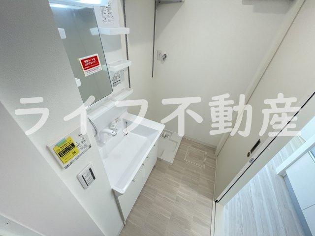 Brillar　Rioの洗面所|脱衣スペースもあります