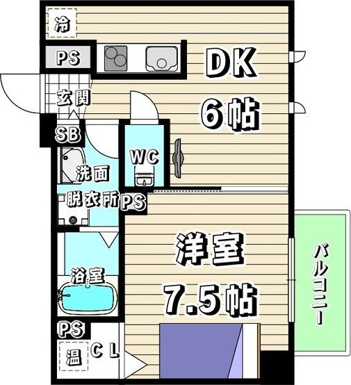 シャンテニエ ※ 事務所・SOHO利用可の間取り