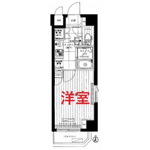 【間取り】 | ルーブル大鳥居弐番館