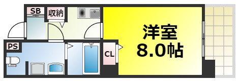 【間取り】 | ベルシモンズ桜川 仲介手数料無料