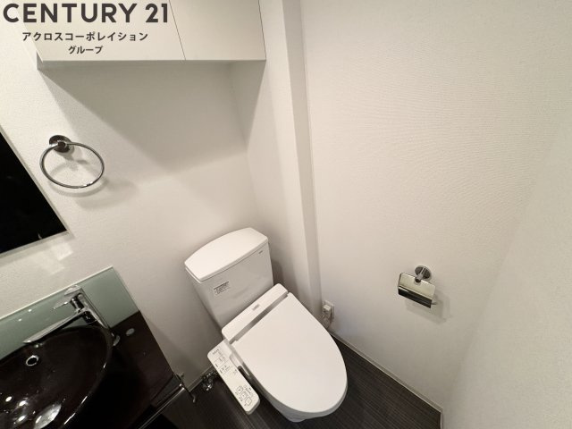 ゆったり落ち着けるトイレです