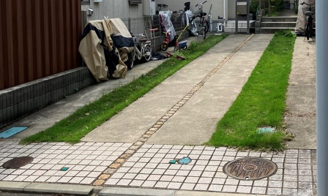 鵠沼桜が岡戸建の駐車場|駐車場があります