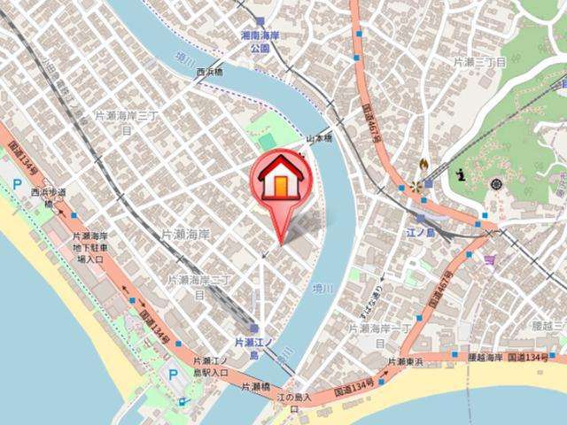 湘南ハイツの地図