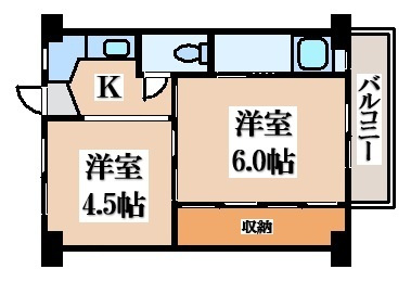 【間取り】 | ビレッジハウス春木