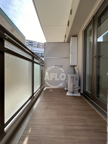 リヴェント福島野田　吉野小学校校区のロビー|リヴェント福島野田　バルコニー