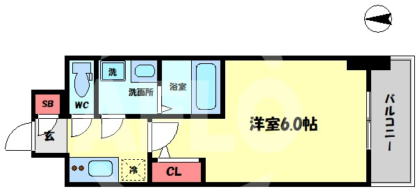エスリードレジデンス梅田フロントの間取り|エスリードレジデンス梅田フロント　間取り
