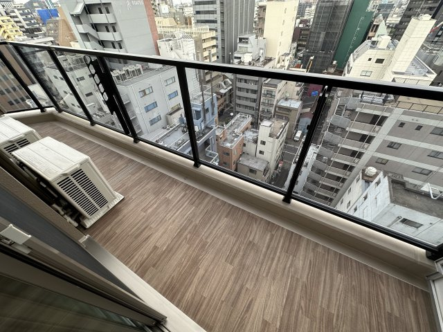 ヴィークブライト蔵前のバルコニー