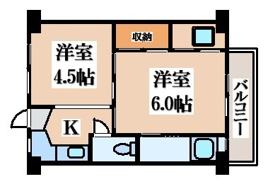 【間取り】 | ビレッジハウス西町