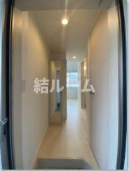 板橋区仲宿のアパートの玄関